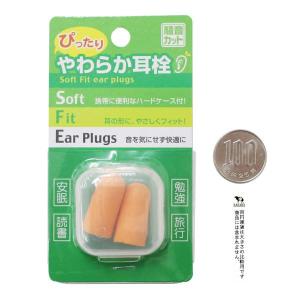 ぴったりやわらか耳栓 ケース付 (100円ショ...の詳細画像1