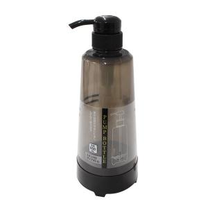 スタンド付ポンプボトル 丸型 350ml ［色指定不可］ (100円ショップ 