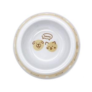 ペットフード皿 YUMMY ［色指定不可］ (100円ショップ 100円均一 100均一 100均)