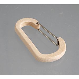 木製カラビナ 7×4cm (100円ショップ ...の詳細画像2