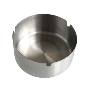 ステンレス灰皿 大(直径9.9×高さ4.6cm) (100円ショップ 100円均一 100均一 100均)