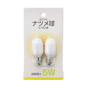 電球 ナツメ5W E−12口金 クリア 2個入 (100円ショップ 100円均一