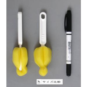 哺乳びんの乳首洗いスポンジ 13.5cm 2個...の詳細画像1