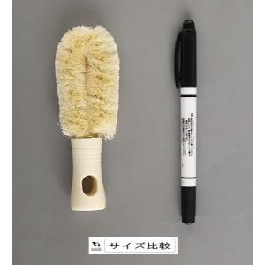 たわし 柄付 サイザル麻 全長12.5cm (...の詳細画像1