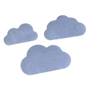 吸着トイレフタシート 雲形 3枚入 (100円ショップ 100円均一 100均一 100均)