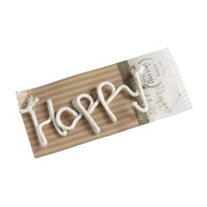 文字ロープ MOJI ROPE Hello/Happy ［形指定不可］ (100円ショップ 100円均一 100均一 100均)｜kawauchi