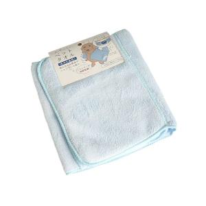 マイクロファイバーペットタオル アイボリー・ブルー 21×58cm ［色指定不可］