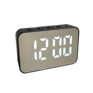 デジタル時計 ミラータイプ 9.5×6.3×2.5cm