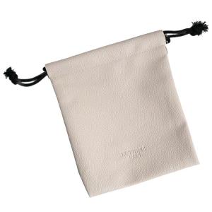 フェイクレザー巾着 15×18cm ［色指定不可］ (100円ショップ 100円均一 100均一 100均)