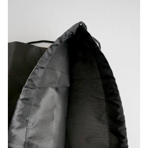 ナップサック ブラック 33×41cm (10...の詳細画像3