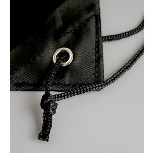 ナップサック ブラック 33×41cm (10...の詳細画像5