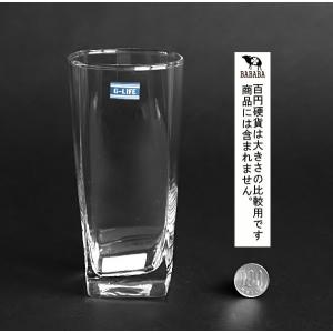 グラス(ロングタンブラー) 四角 420mlの詳細画像1