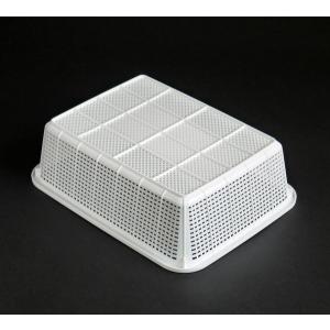深型角かご ホワイト 29.5×22.5×高さ...の詳細画像2