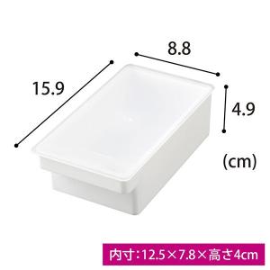バターケース 15.9×8.8×高さ4.9cm...の詳細画像1