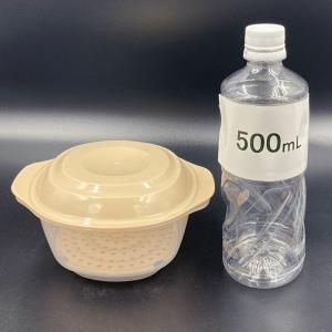 ふっくら肉まんレンジ蒸し器 ベージュ 16.9...の詳細画像2