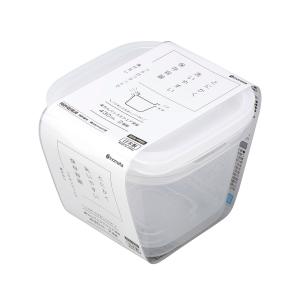 イノマタ化学 楽ちんパック スクエア（270mL）2個入 クリアホワイト