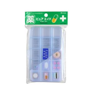 お薬ケース ブルー 10×15.2×厚さ2.5c...の商品画像