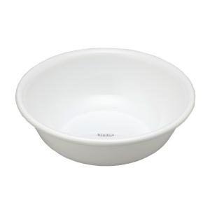 洗面器 満量4.2Ｌ ホワイト ビアンカ (100円ショップ 100円均一