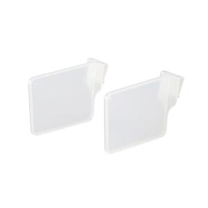 バスケット用仕切り Ｍサイズ(10.7×7.7×厚み3.2cm) 2個入 (100円ショップ 100円均一 100均一 100均)