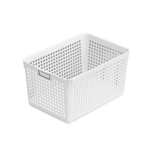 バスケット アレンジ まとめ クリア 24.3×34.3×高さ14.2cm : 100円雑貨