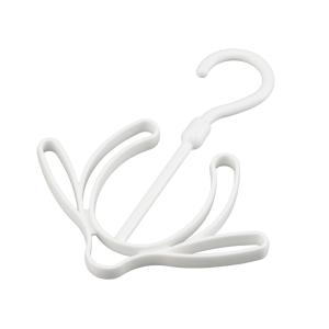 ミニシューズハンガー 22.5×18.1×厚さ1.6cm ホワイト (100円ショップ 100円均一 100均一 100均)