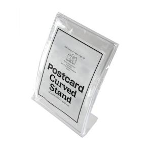 ポストカードカーブスタンド 6.7×11.7×高さ15.6cm (100円ショップ 100円均一 100均一 100均)