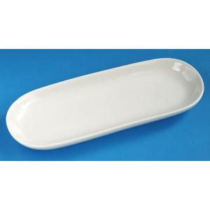 ミニオーバルプレート ブランカ 陶器製 6.6...の詳細画像2