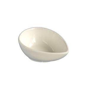 しずく型鉢 ブランカ 陶器製 7×10×高さ4cm (100円ショップ