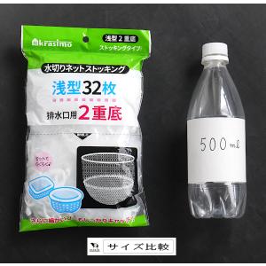 水切りネット 排水口用 ストッキングタイプ 浅...の詳細画像1
