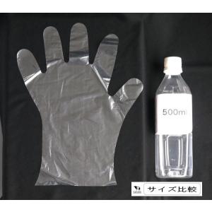 使い捨てポリ手袋 レディスサイズ 80枚入 (...の詳細画像1