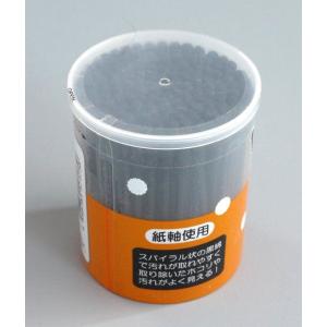 ブラック綿棒 紙軸 スパイラル形状綿 150本...の詳細画像5