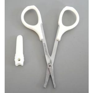 鼻毛はさみ キャップ付 9cm (100円ショ...の詳細画像2