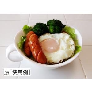 ミールボウル皿 持ち手付 ホワイト 15×17...の詳細画像5