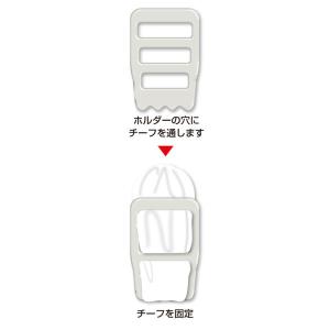 ポケットチーフホルダー 半透明 (100円ショ...の詳細画像3
