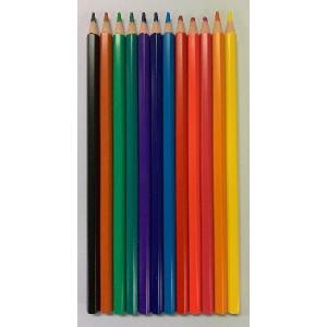 色鉛筆 ウッドフリー 12色入 (100円ショ...の詳細画像3