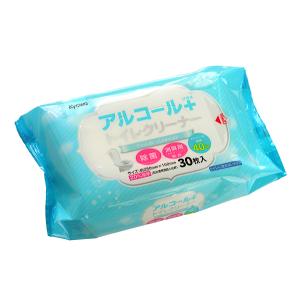 トイレクリーナー　アルコール除菌　３０枚入