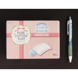 コットンパフ 80枚入 (100円ショップ 1...の詳細画像1