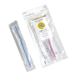 歯ブラシ 先細ヘッド クリア ふつう 3本入 (100円ショップ 100円均一 100均一 100均)