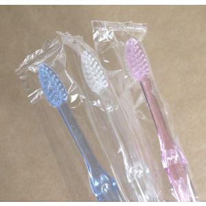 歯ブラシ 先細ヘッド クリア ふつう 3本入 ...の詳細画像3
