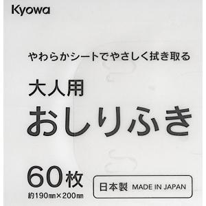 大人用おしりふき 19×20cm 60枚入 (...の詳細画像5