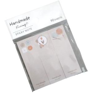 ７番：付箋 120円→100円 付箋 テキトー君 7×7cm 45枚入 ［色柄指定不可］ (100円ショップ