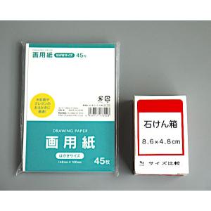 画用紙 はがきサイズ 14.8×10cm 45...の詳細画像1