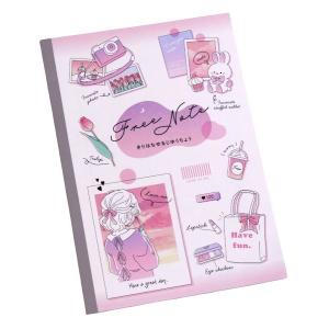 きりはなせる自由帳 ガーリー 50枚 ［色柄指定不可］ (100円ショップ 100円均一 100均一 100均)