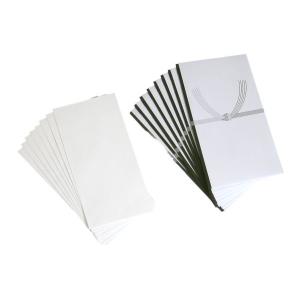 多当金封 仏字なし 10.5×18.5cm 中袋付 8枚入 (100円ショップ 100円均一 100均一 100均)