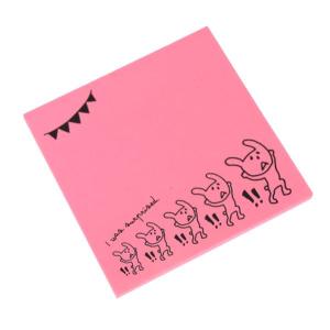 付箋 テキトー君 7×7cm 45枚入 ［色柄指定不可］ (100円ショップ