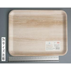 ノンスリップトレー 木目調 36×28cmの詳細画像1