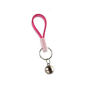 ロックキーホルダー 鈴付 9cm ［色指定不可］ (100円ショップ 100円均一 100均一 100均)