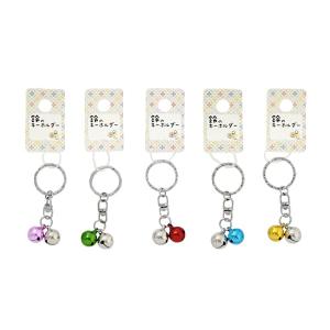 キーホルダー 鈴2個付 [色指定不可] (10...の詳細画像1