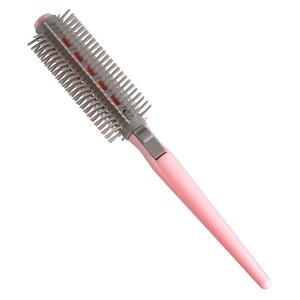 回転ヘアブラシ プッシュボタン付 21.5cm ［色指定不可］ (100円ショップ 100円均一 100均一 100均)