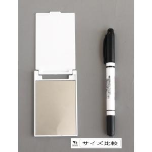 折り畳みミラー マットカラー Sサイズ(5.5...の詳細画像2